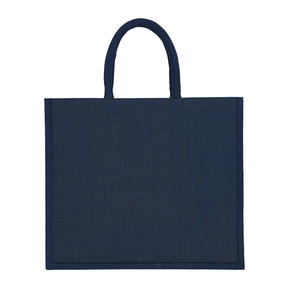 Yalding Eco Jute Shopper Tote Colour (navy)