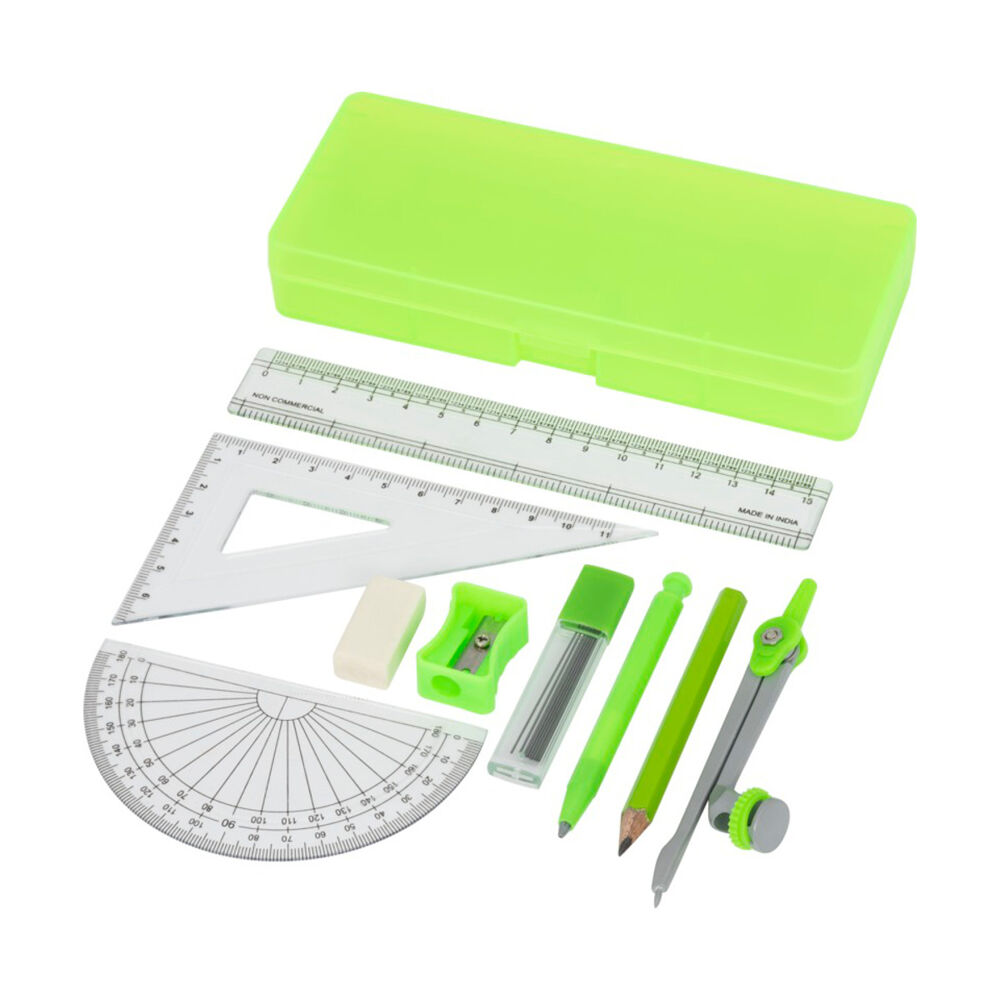 9-Piece School Geometry Set