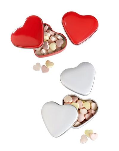 Heart Shaped Sweet Tins