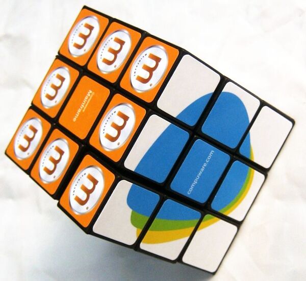 Printed Elastic Desktop Puzzle Cube