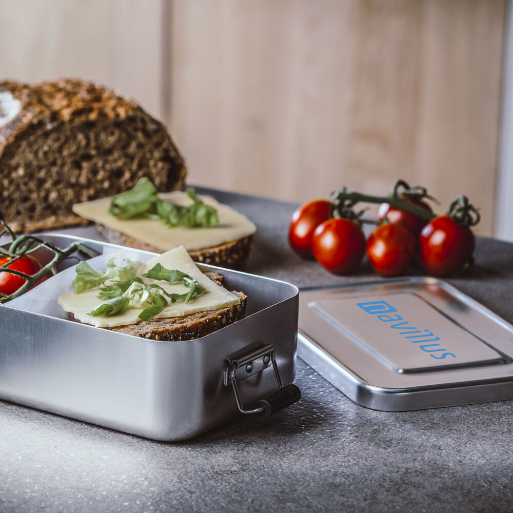 Aluminium Retro Lunch Box
