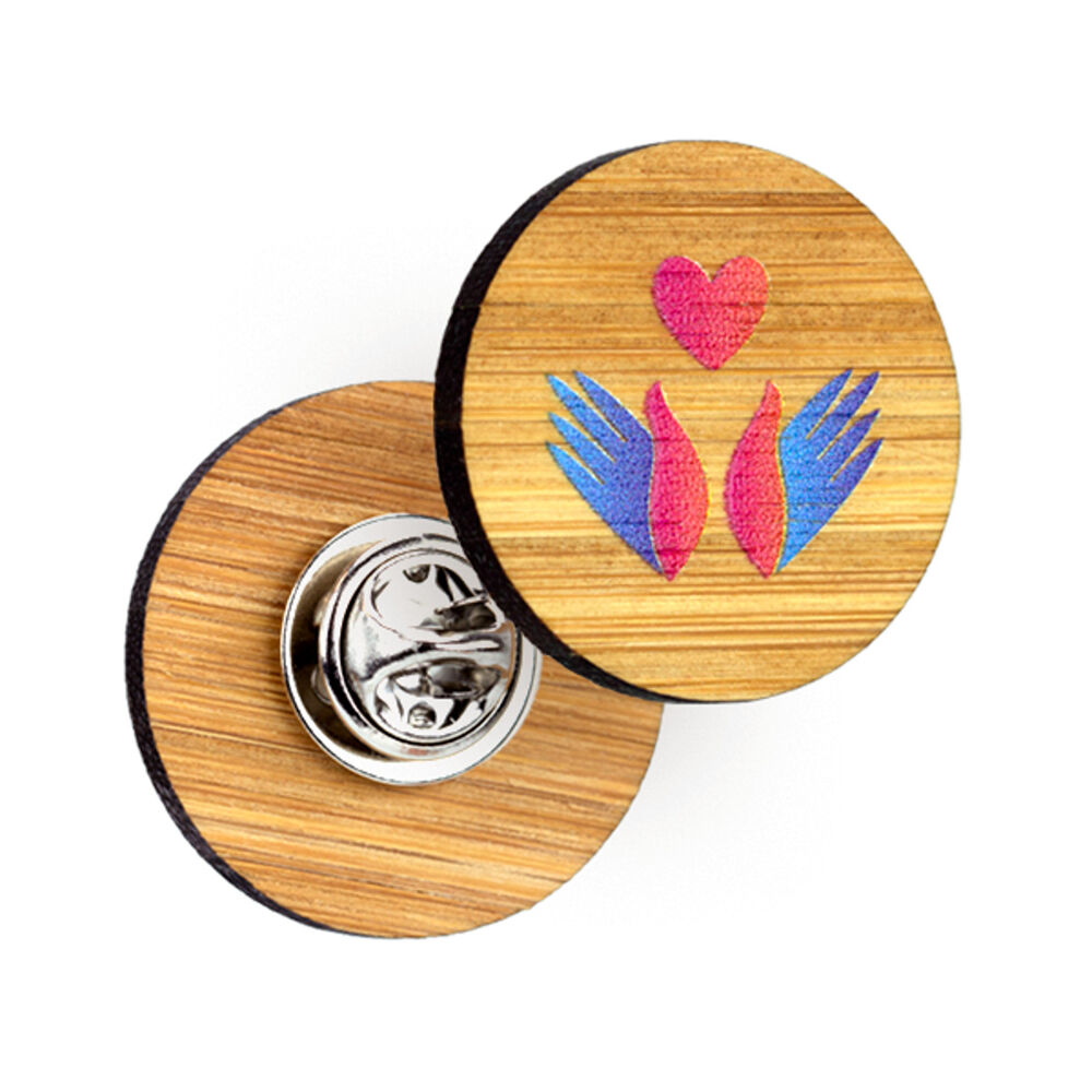 Bamboo Pin Badges