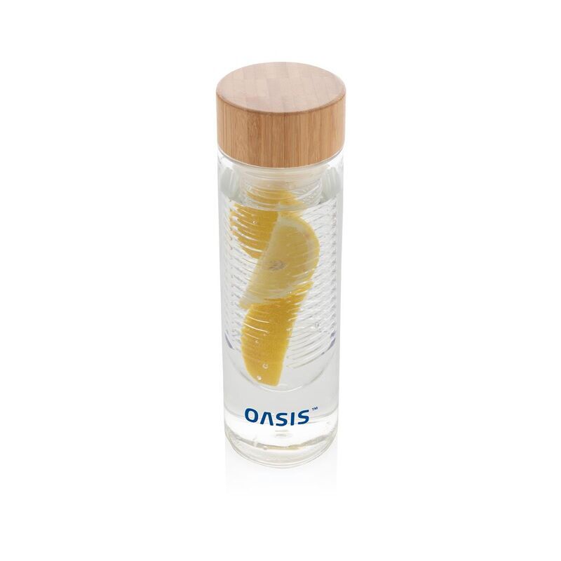 Bamboo lid Infuser Bottle