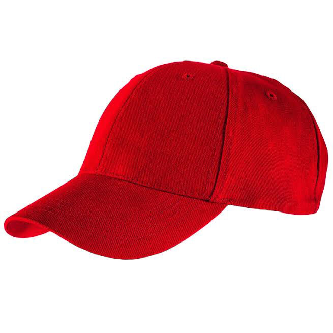 Baseball Caps Heavy Brushed Cotton - Red