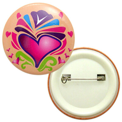 Button Badges Printed Full Colour