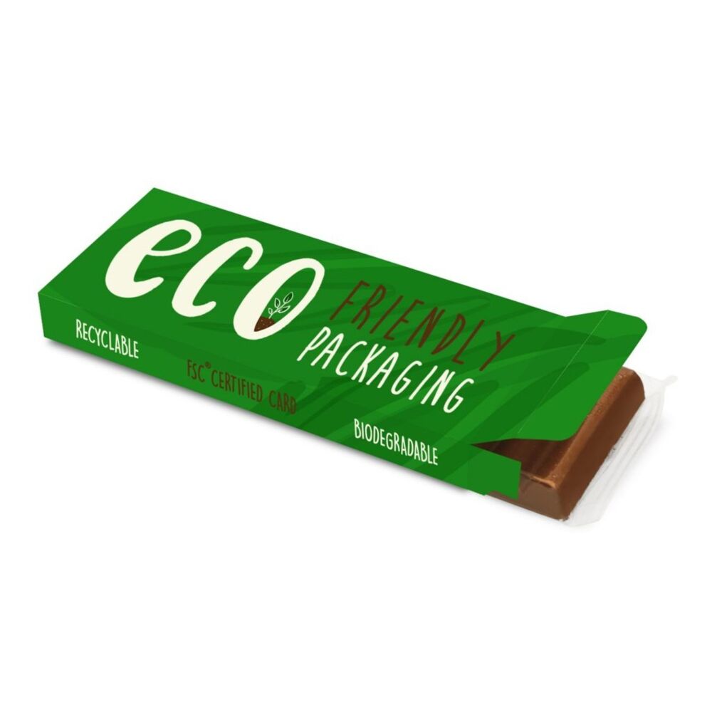 Chocolate Bar in Compostable Packaging 68g