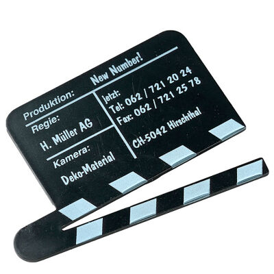 Fridge Magnet Mini Clapper Boards