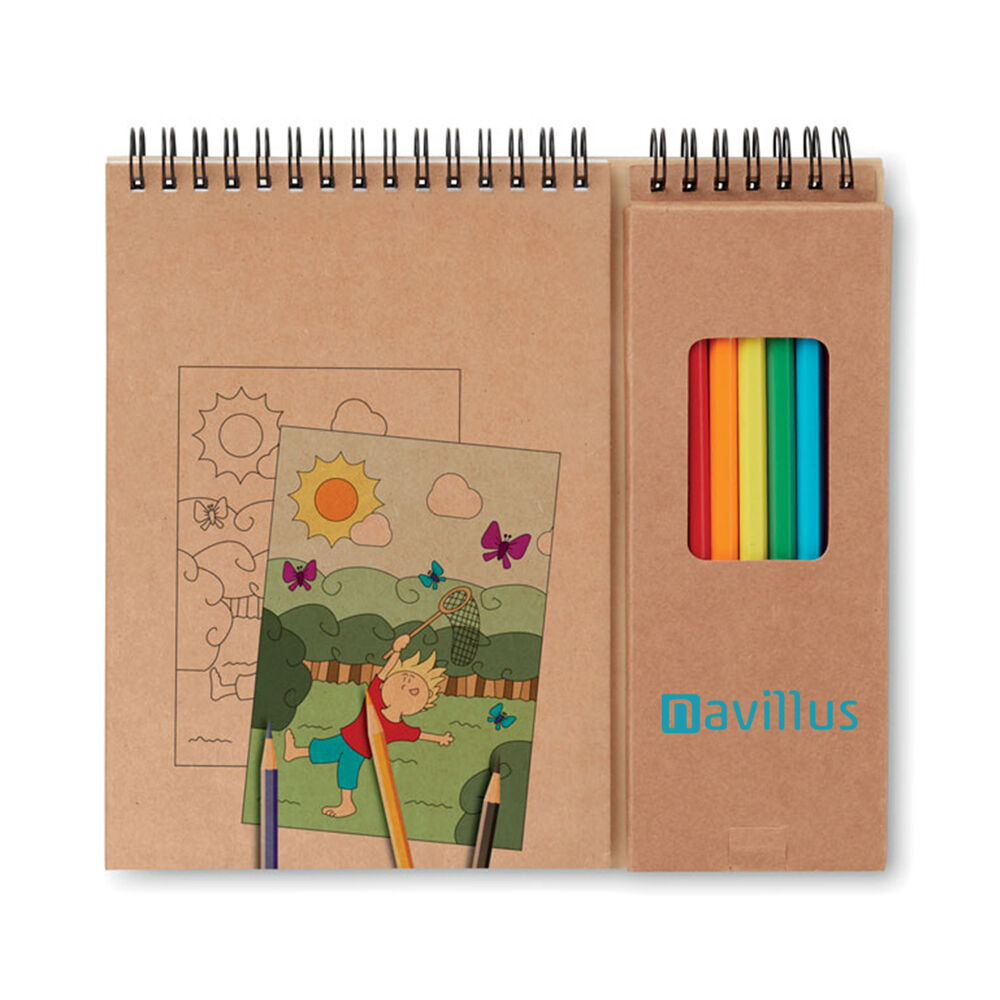 Kids Colouring Set With Pencils