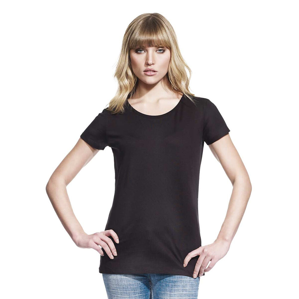 Printed Bamboo Organic Fabric T-Shirts  (Ladies)