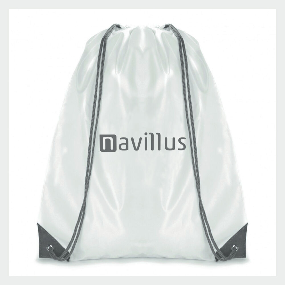 Contrast Drawstring Bag