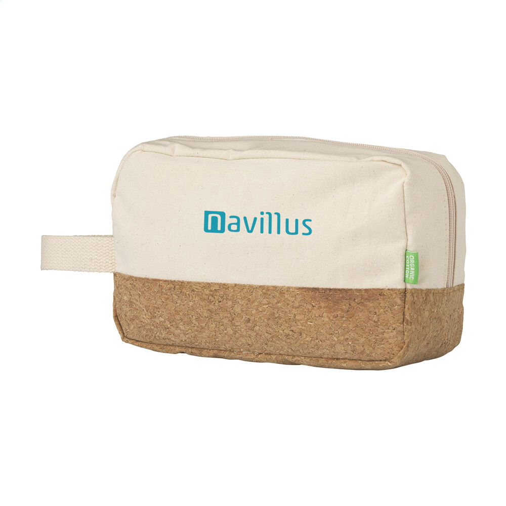 Cork Canvas Toiletry Bag