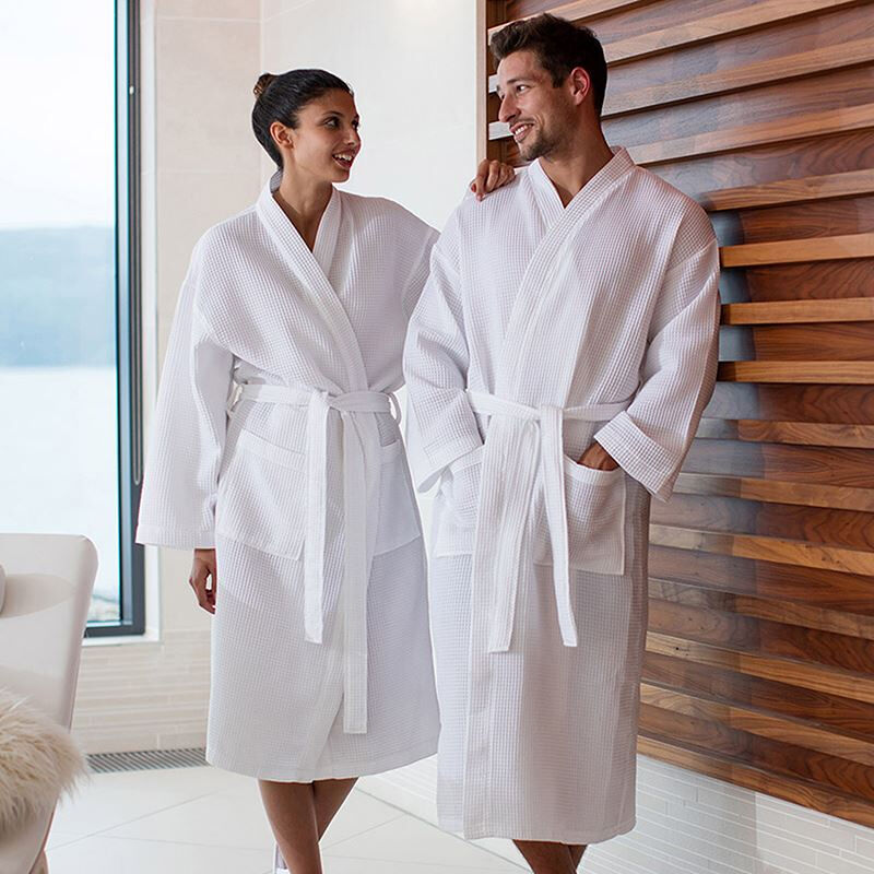 Waffle Pique Bath Robe