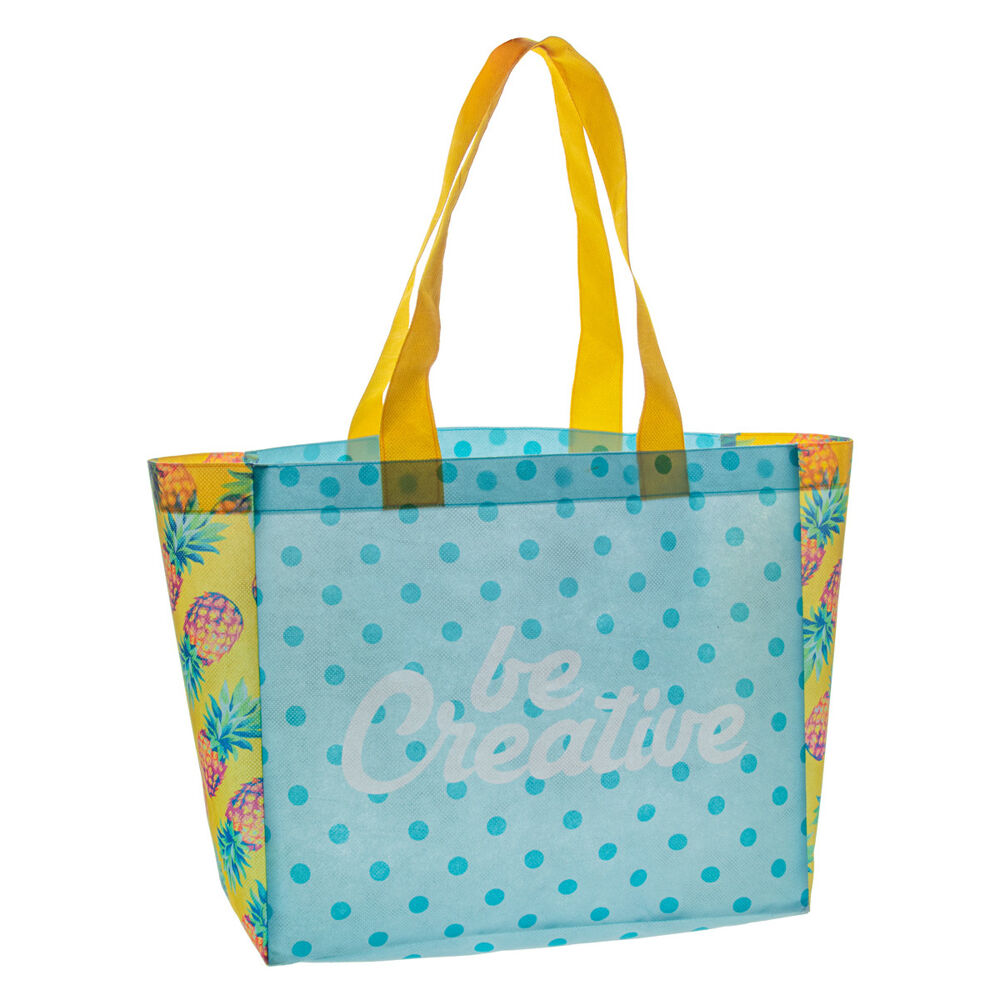 Custom non-woven shopping bag with long handles