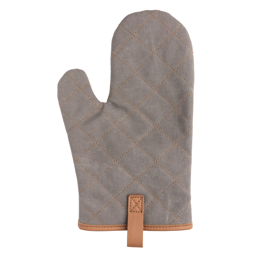 Deluxe canvas oven mitt