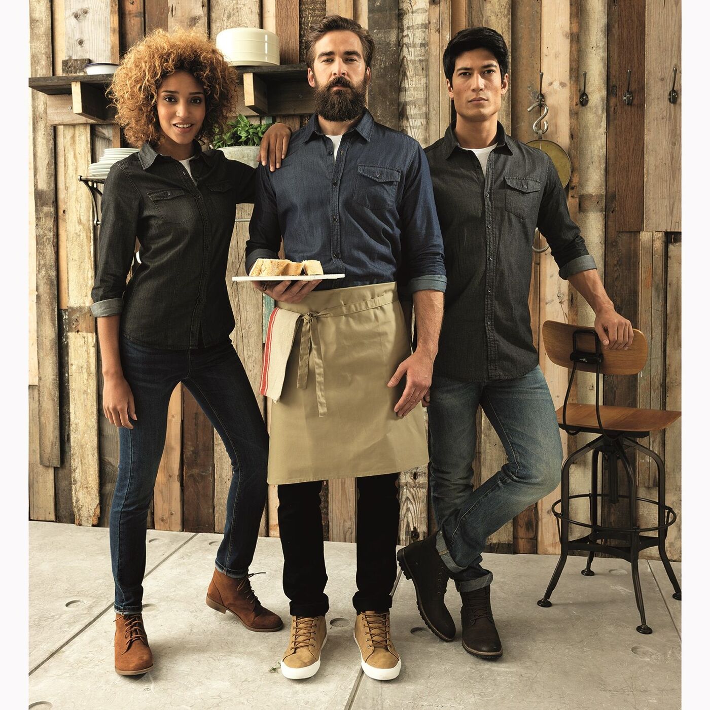 Custom Branded Denim Work Shirts