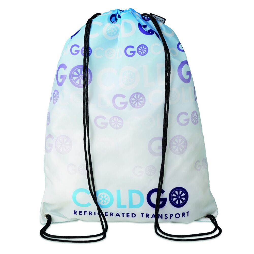 Recycled drawstring Bag Fully Customised