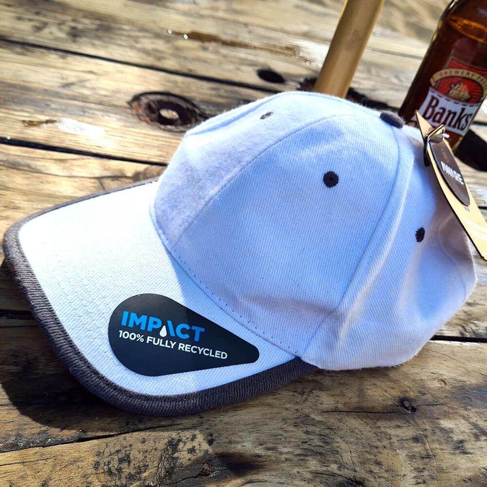Impact Aware 6 panel recycled contrast cap