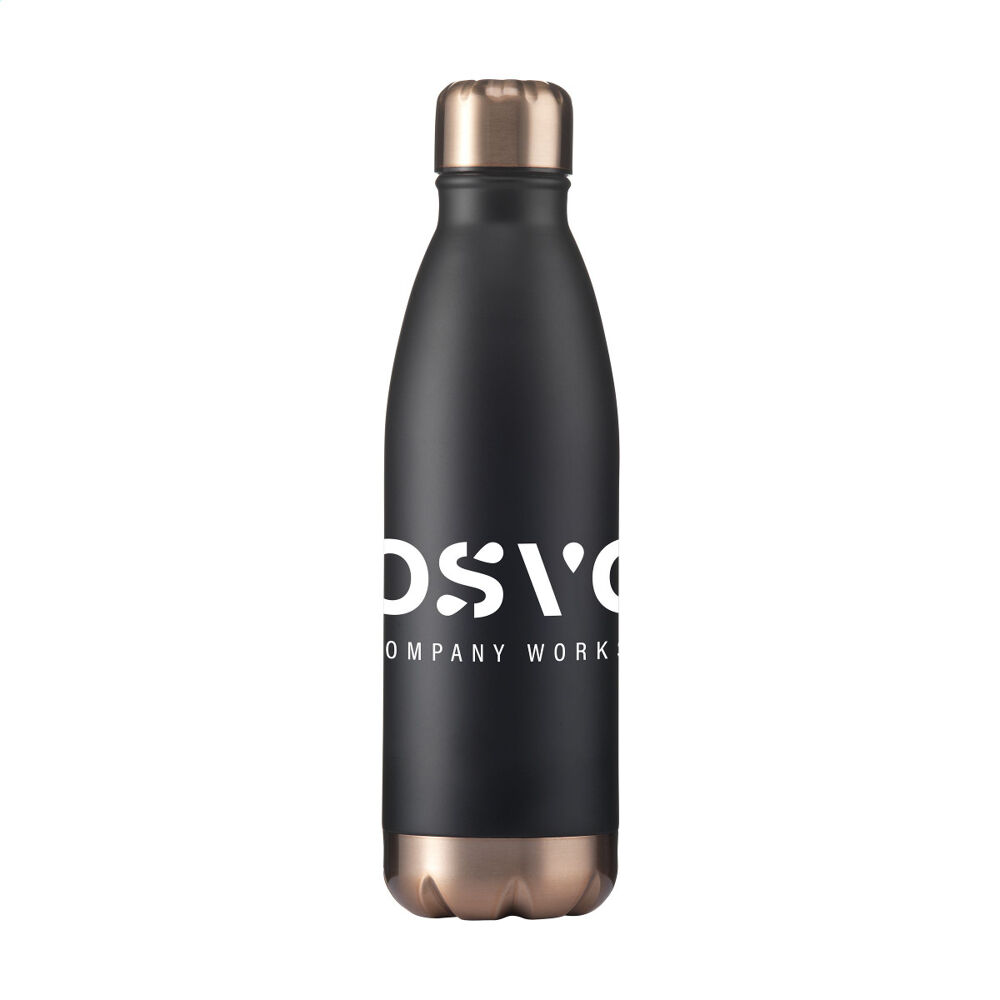 Insulated Bottle with Copper Trim (sample branding)