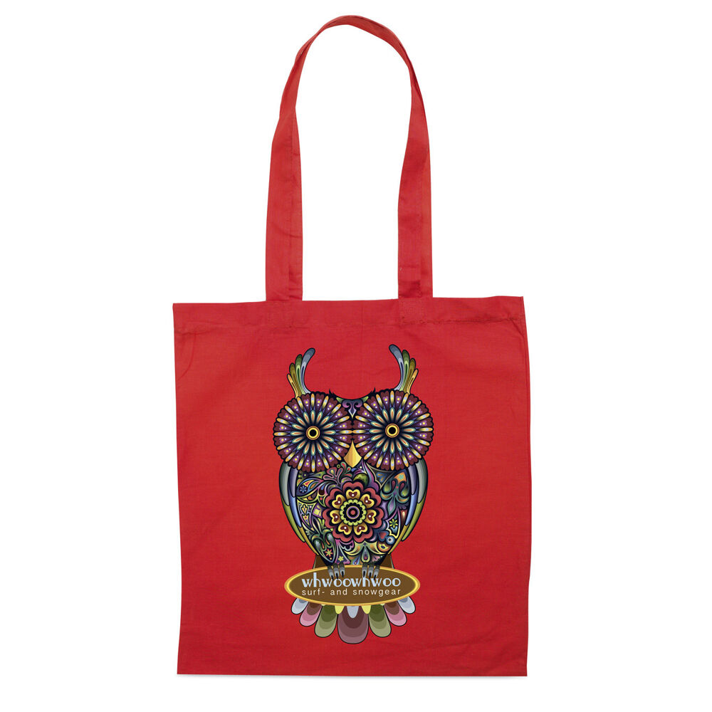 Budget Colour Cotton Shopper Bags to Brand