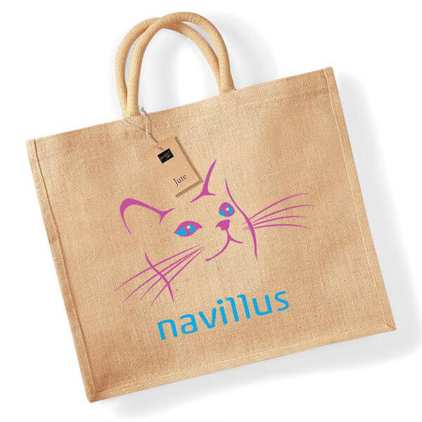 Custom Branded Jute Shopper Bags