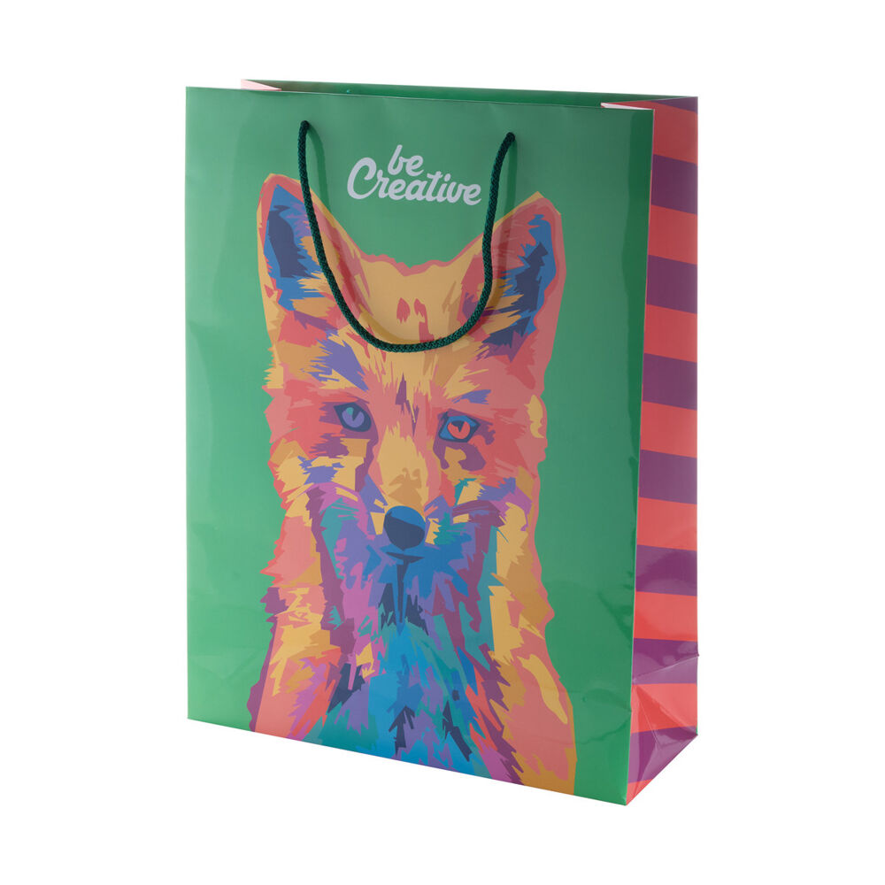 Large custom-made paper shopping bag