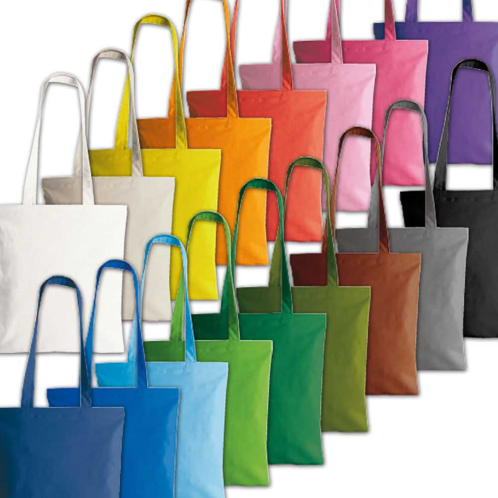 Colourful Cotton Canvas Tote bags