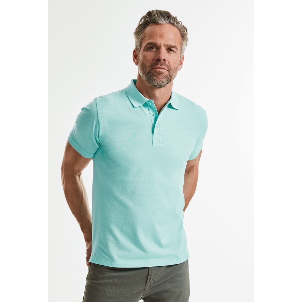 Russell Mens Organic Polo Shirts