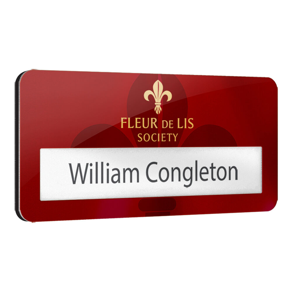 Metal Window ID Badges