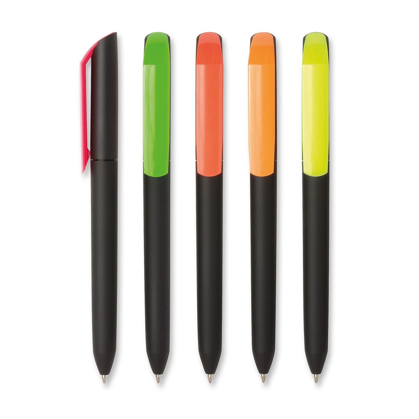 Pure Soft Pen Black Neon Clip