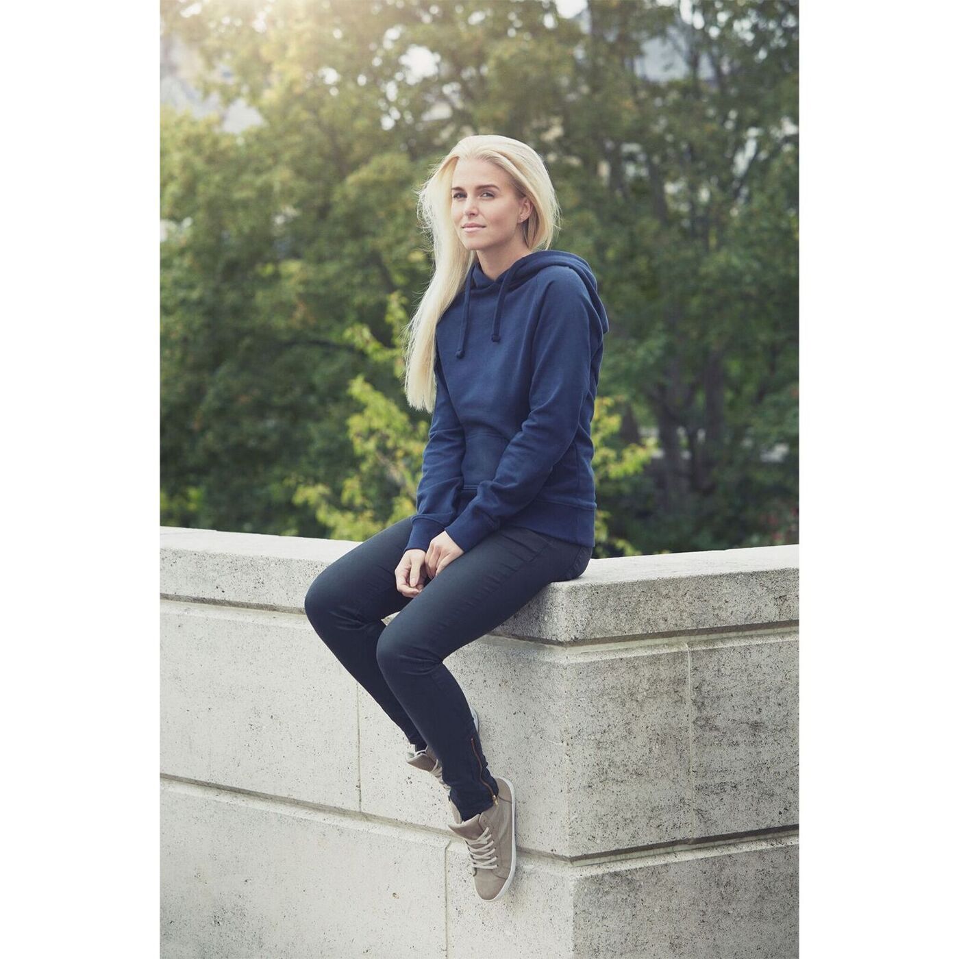 Neutral Ladies Hoodie Navy Blue