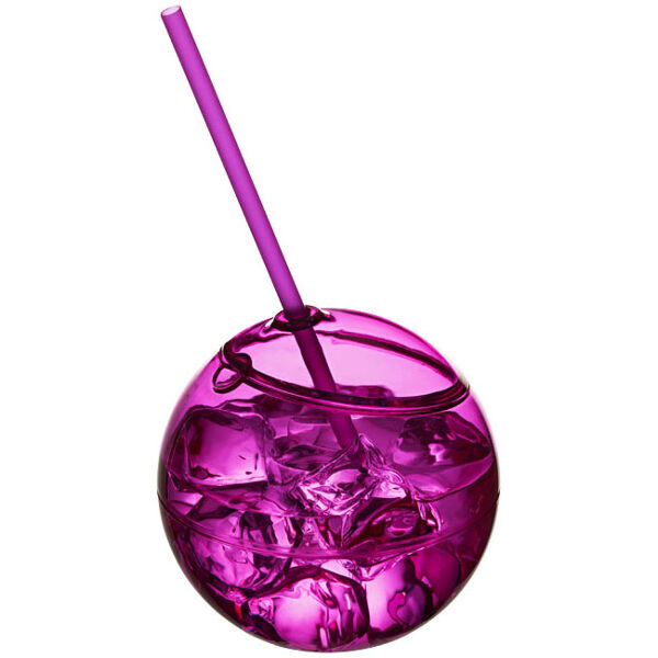 Novelty Drinking Cup & Straw for Printing