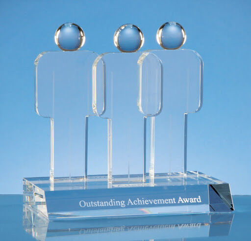 Incentive Teamwork Optical Crystal Award