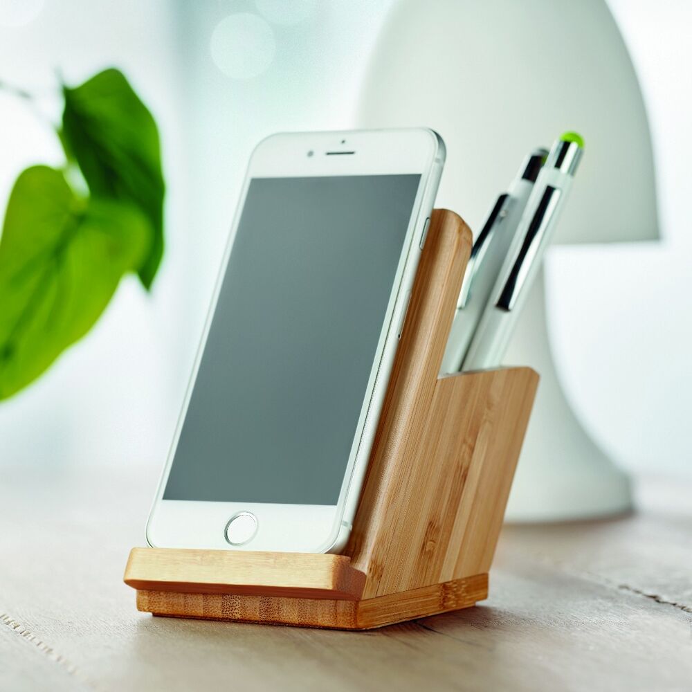 Wireless Charging Phone Stand Pen Pot