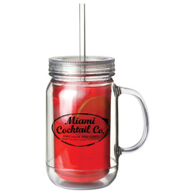 Plastic Mason Jar Drinking Glasses