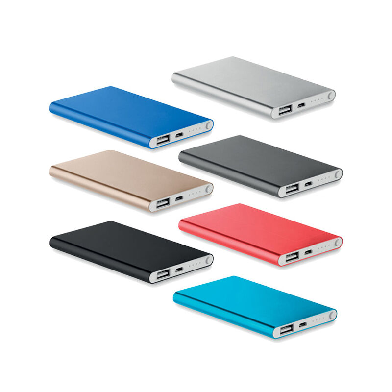 Aluminium 4000 mAh Power Bank for Smartphones
