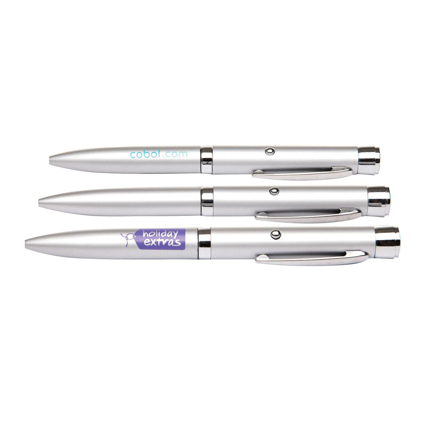 Metal Ballpen with Projector Torch