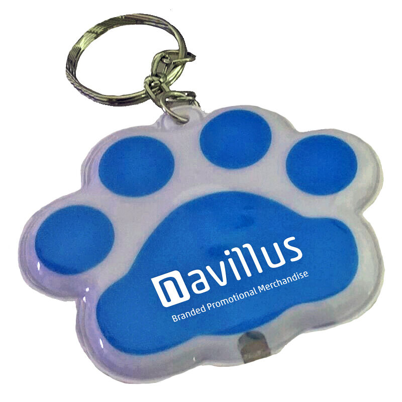 Custom Shaped PVC Keyring Torch