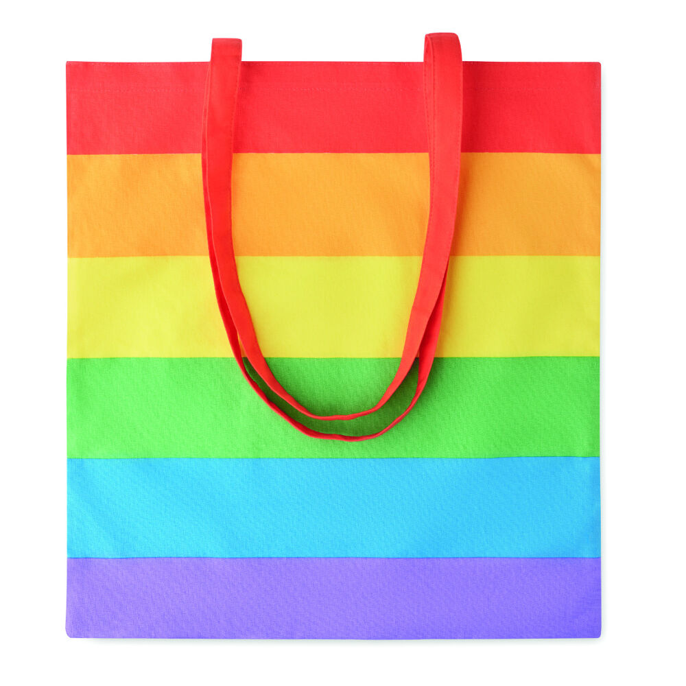 Rainbow Cotton Shopping Bag