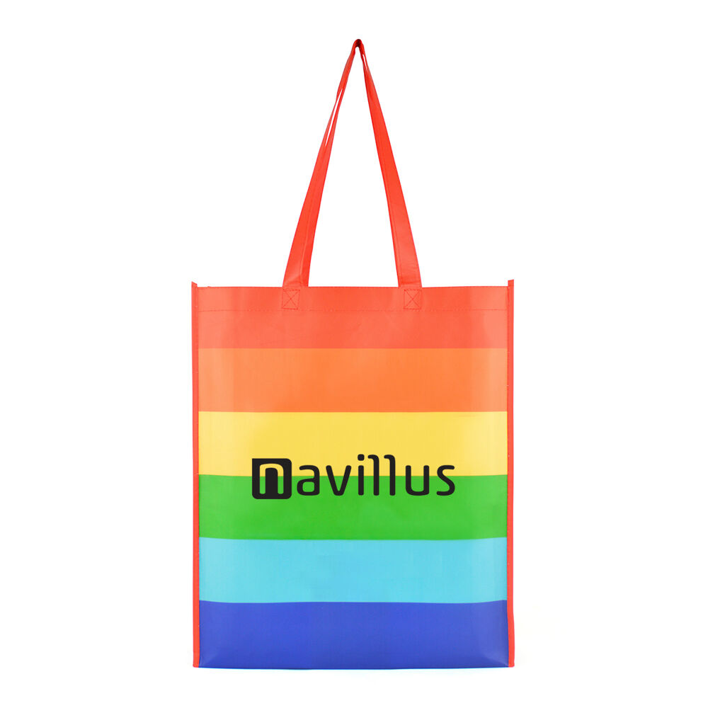 Rainbow Shopper Tote Bag