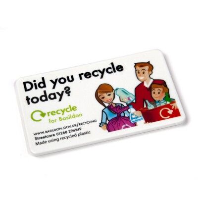 Printed Fridge Magnets in Recycled Plastic 