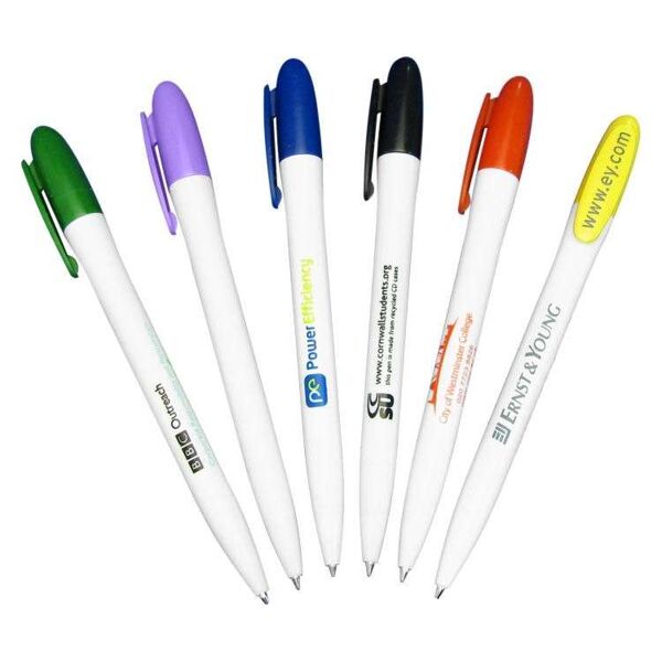 Realta Twist Action Pen made from Recycled CD Cases