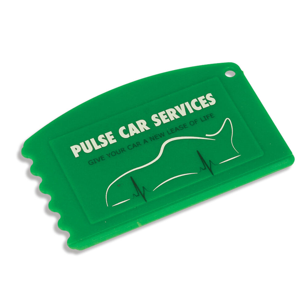 Recycled Plastic Credit Card Ice Scraper