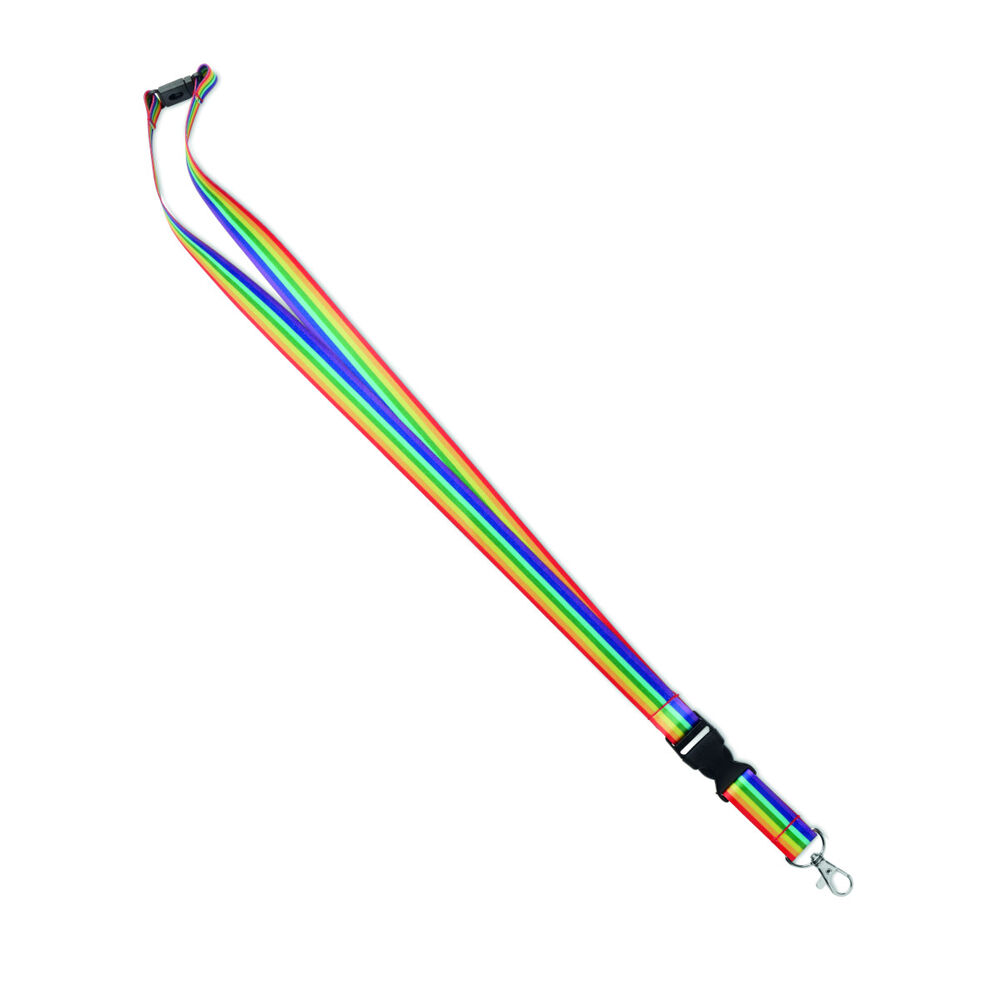 RPET Rainbow Lanyard