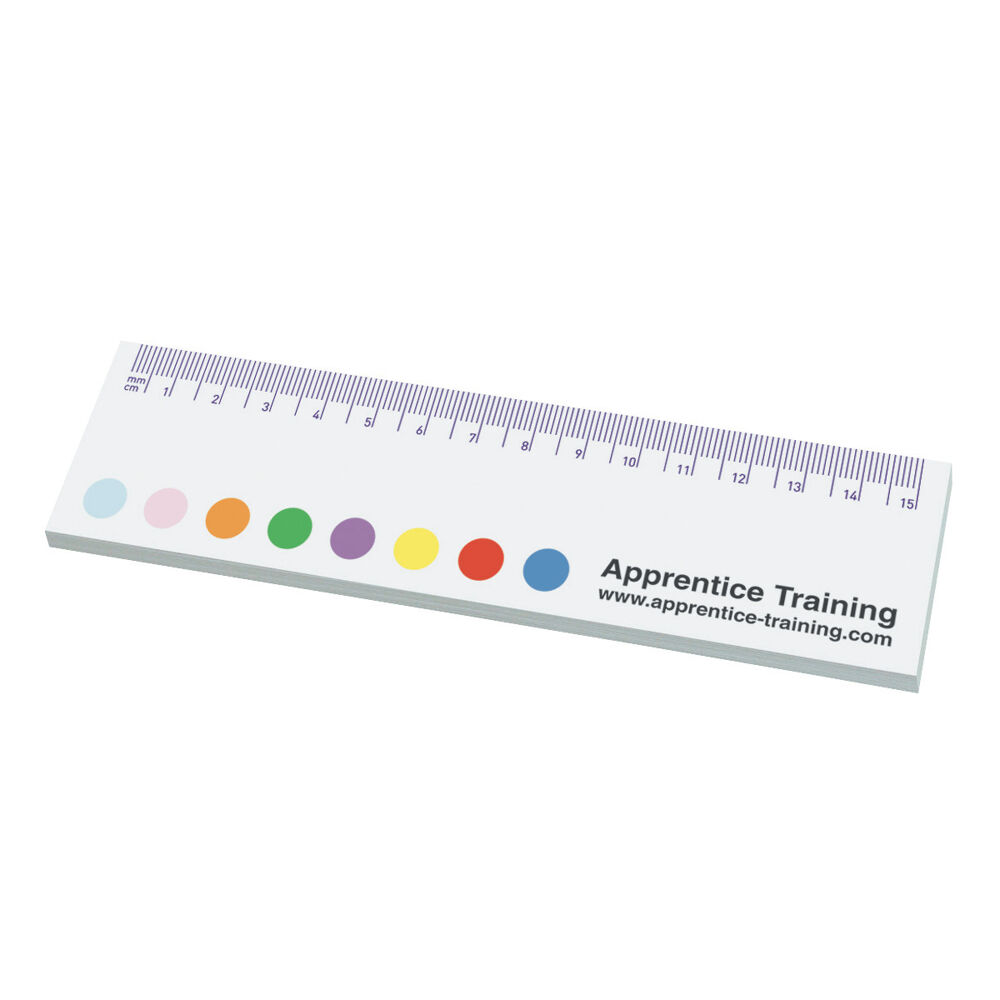 Ruler Sticky Notes
