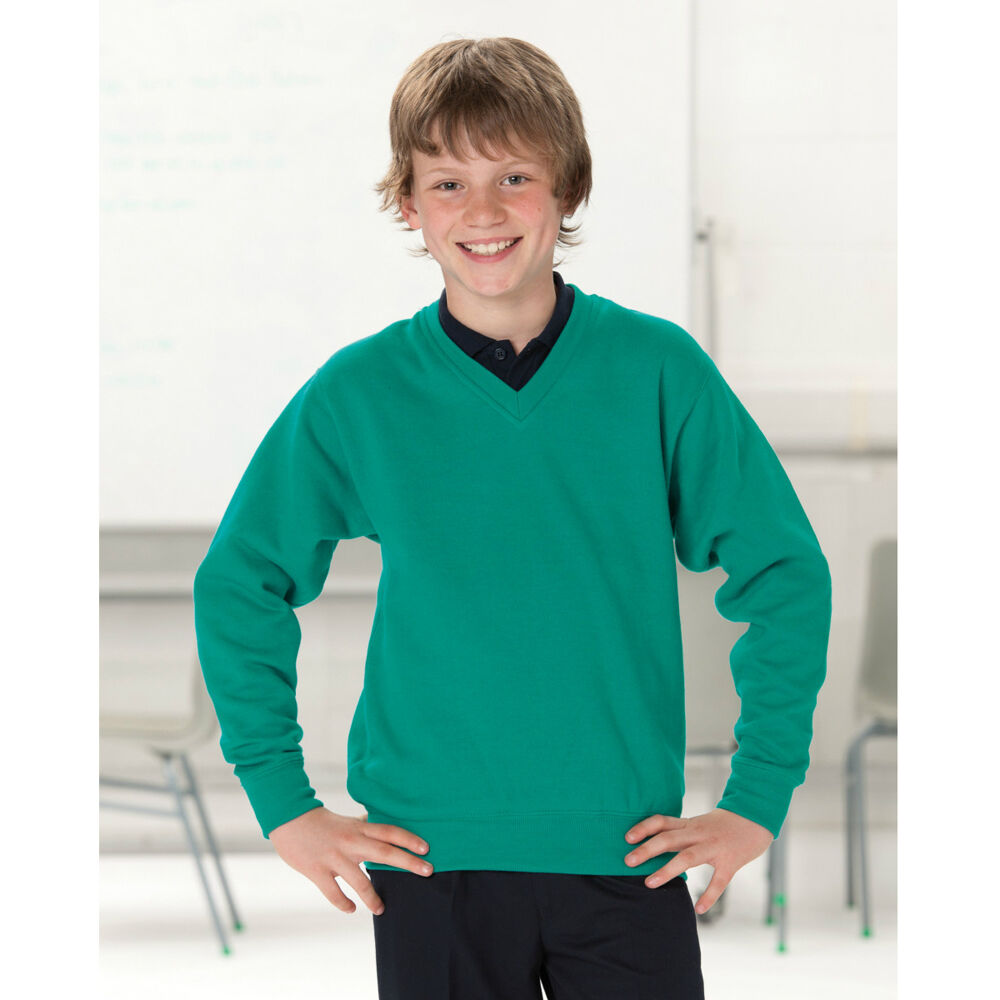 Russells Schoolgear V Neck Sweatshirt