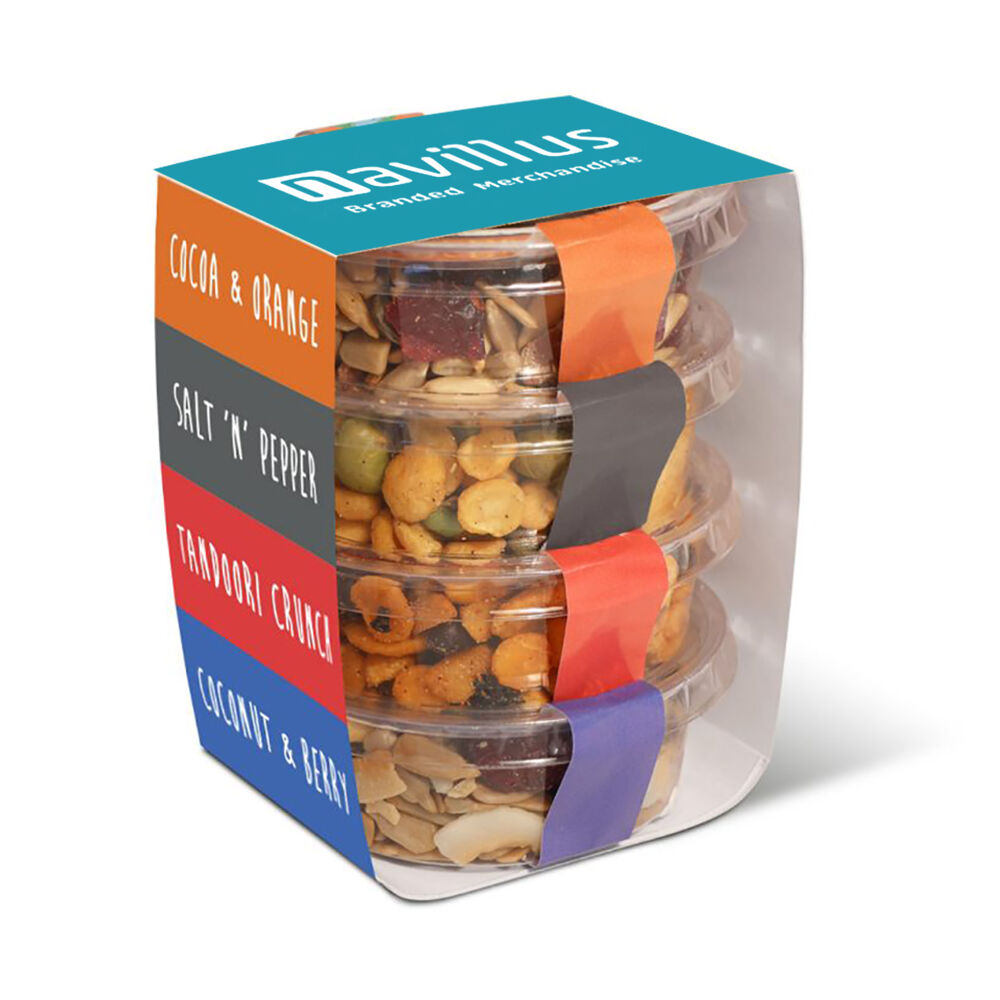 Healthy Snacks In Compostable Pots