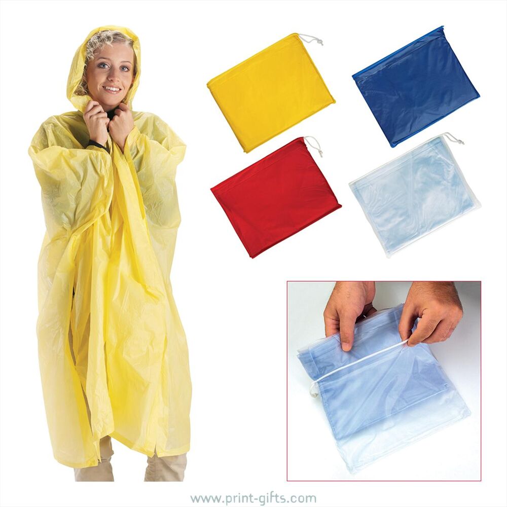 Promotional Printed Rain Ponchos