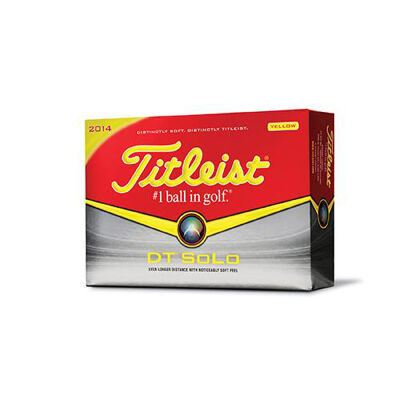 Printed Titleist DT Solo Golf Balls