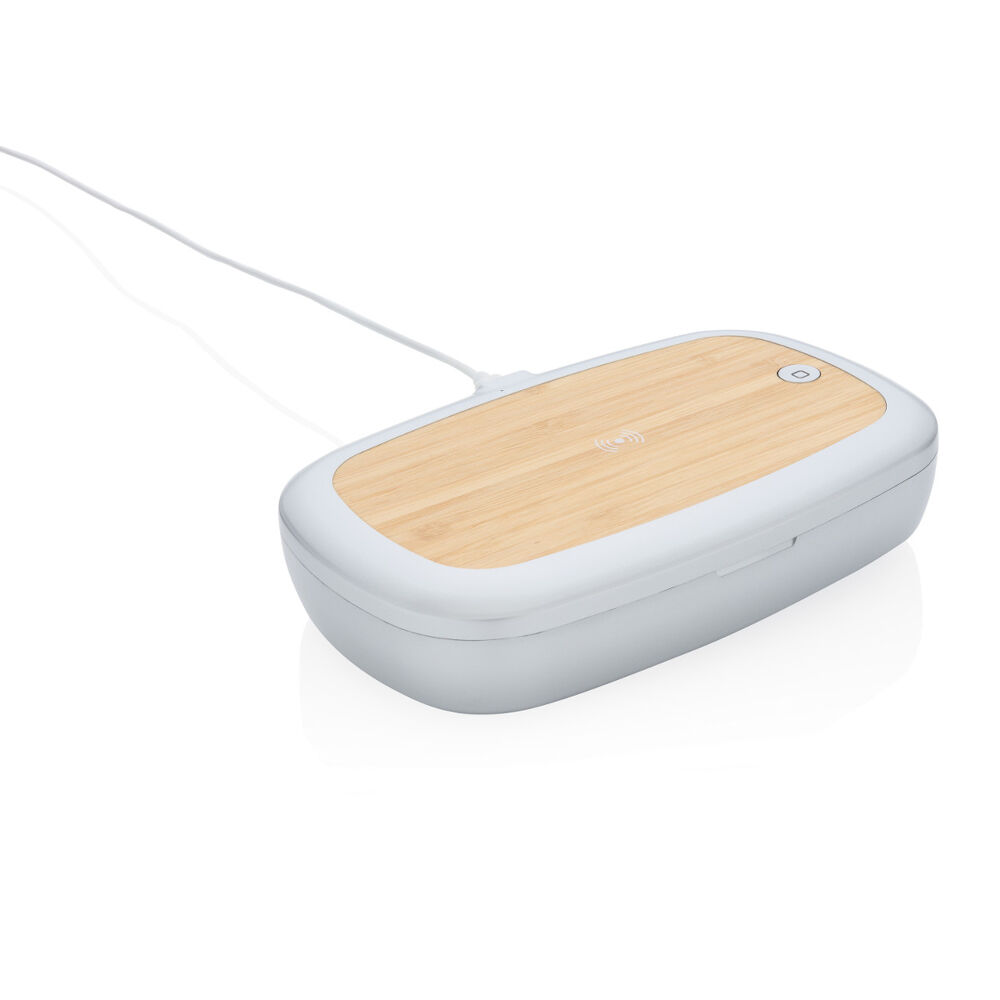 UV steriliser box with wireless charger