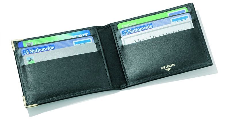 Personalised Leather Credit Card Holder